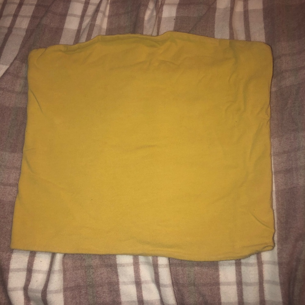 yellow tube top